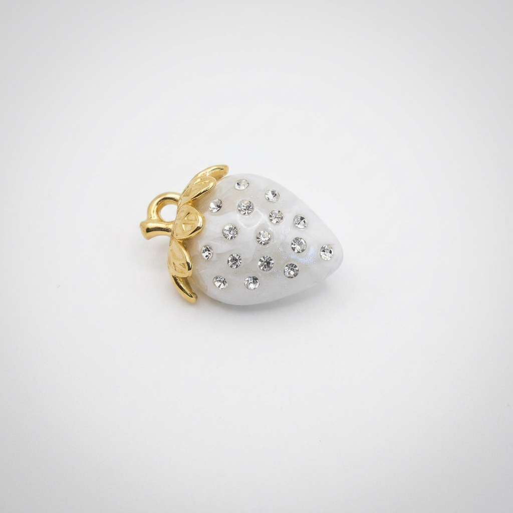 Colgante Fresa Blanca