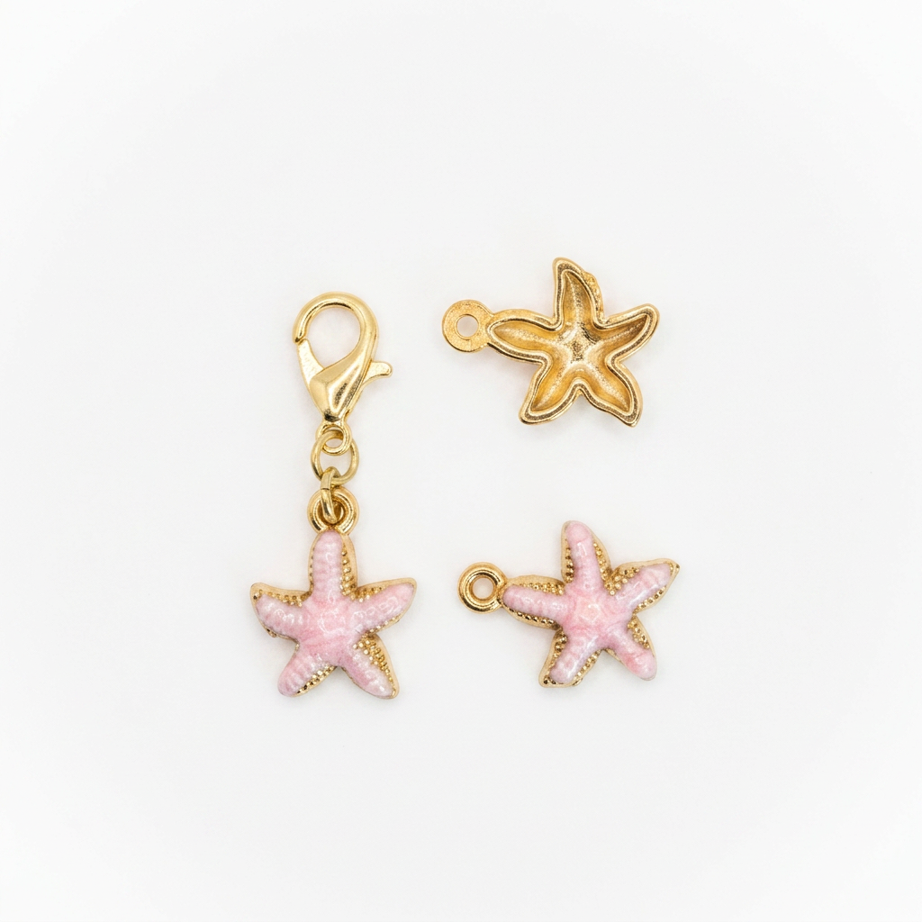 Dije Estrella de Mar Mini Rosa