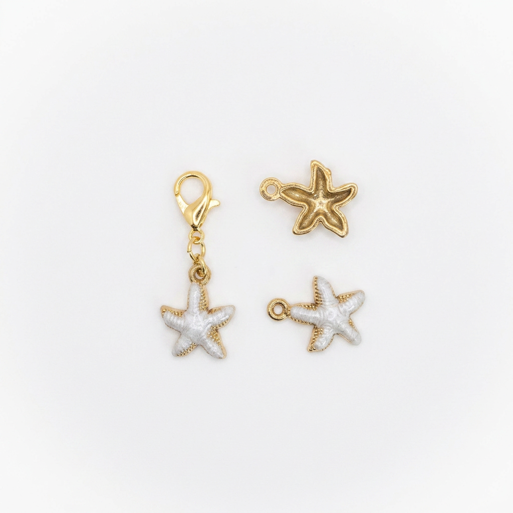 Dije Estrella de Mar Mini Blanco