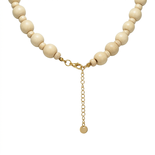 Collar Base Marfil Dorado