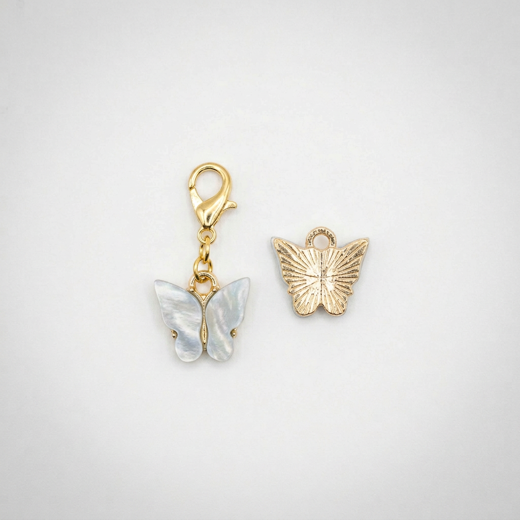 Dije Mariposa Mini Celeste