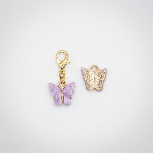 Dije Mariposa Mini Malva