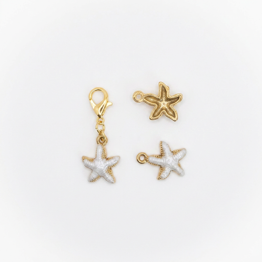 Dije Estrella de Mar Mini Blanco