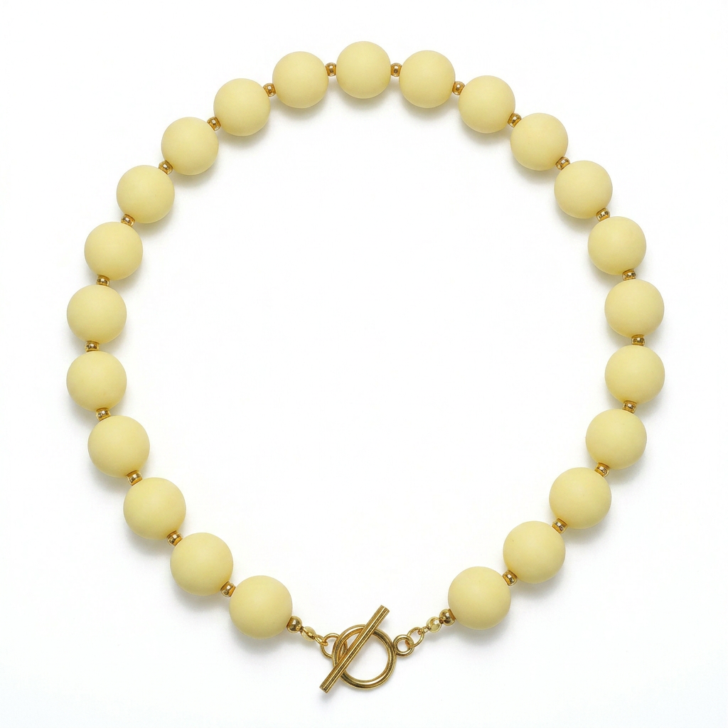 Collar Arcoíris Amarillo Dorado