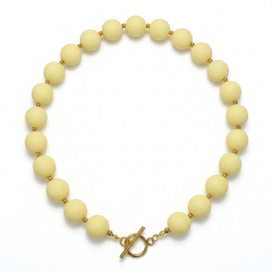 Collar Arcoíris Amarillo Dorado