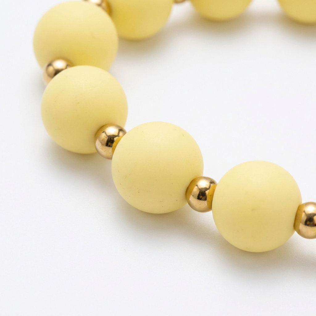 Pulsera Arcoíris Amarillo Dorado