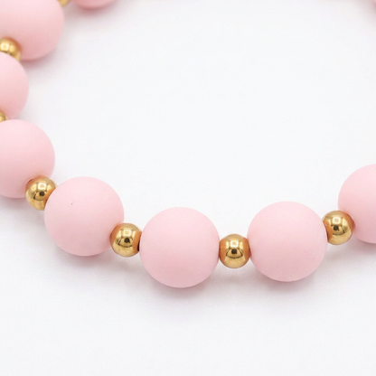 Pulsera Arcoíris Rosa Dorado