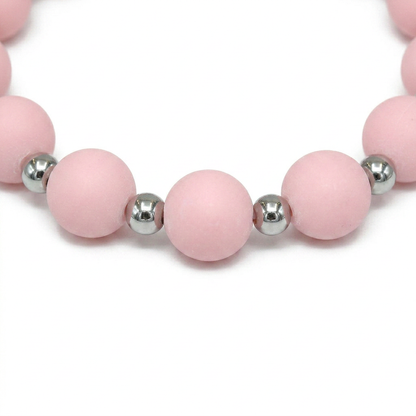 Pulsera Arcoíris Rosa Plateado