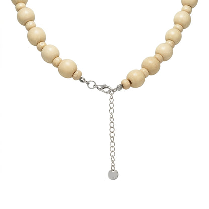 Collar Base Marfil Plateado