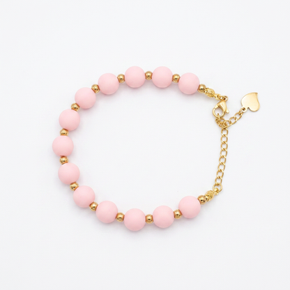 Pulsera Arcoíris Rosa Dorado