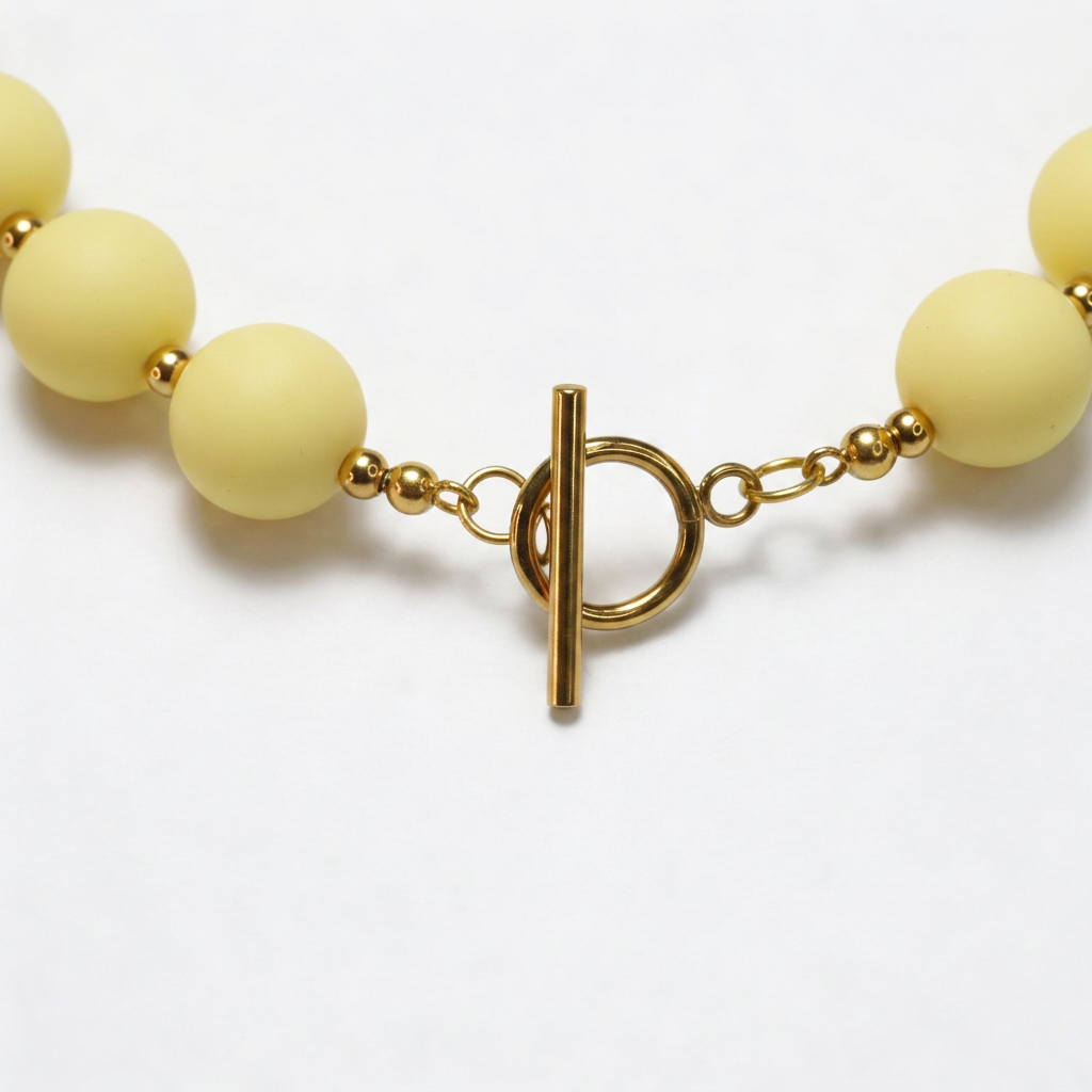 Collar Arcoíris Amarillo Dorado